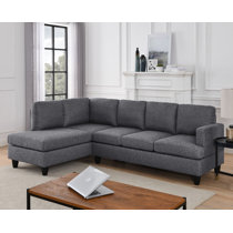 Wayfair grey deals couch sectional